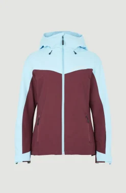 Aplite Wintersportjas | Blue Wave Colour Block