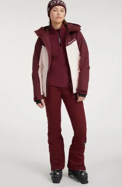 Aplite Wintersportjas | Windsor Wine Colour Block