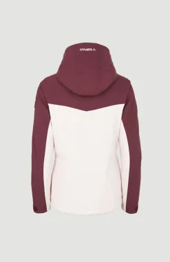 Aplite Wintersportjas | Windsor Wine Colour Block