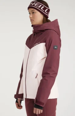 Aplite Wintersportjas | Windsor Wine Colour Block