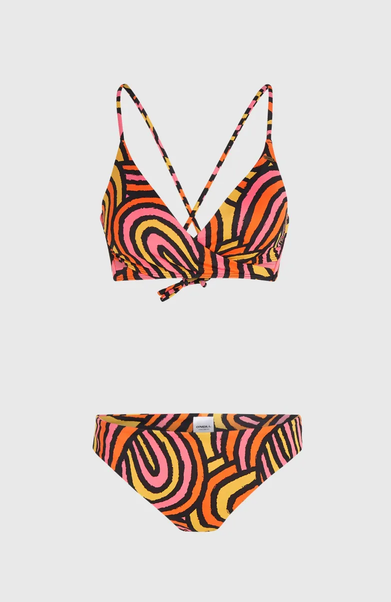 Baay Maoi Bikiniset | Orange Rainbow Stripe