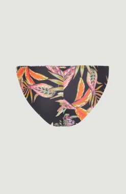 Bikinibroekje Maoi | Black Tropical Flower