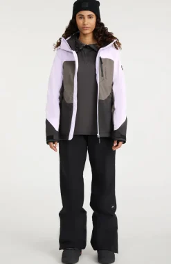Carbonite Wintersportjas | Purple Rose Colour Block