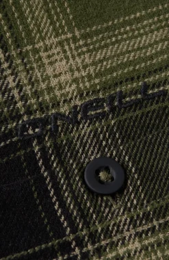 Check Flanellen Overhemd | Green Check Small