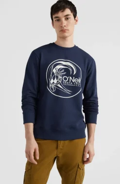 Circle Surfer Crew Sweatshirt | Ink Blue