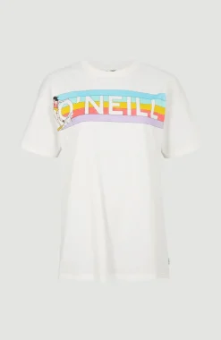 Connective Graphic Long T-shirt | Snow White