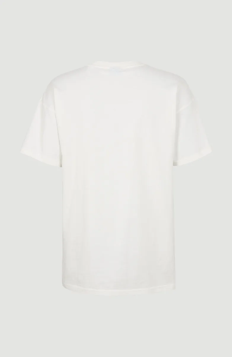 Connective Graphic Long T-shirt | Snow White