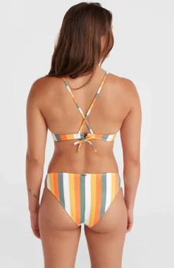 Cruz Bikinibroekje | Orange Multistripe