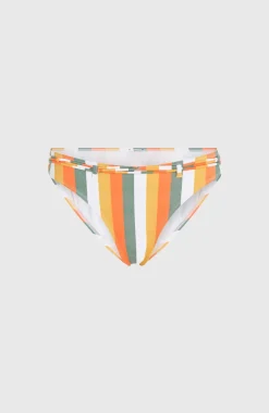 Cruz Bikinibroekje | Orange Multistripe