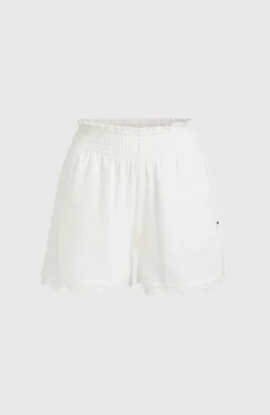 Essentials Ava Smocked Short | Snow White