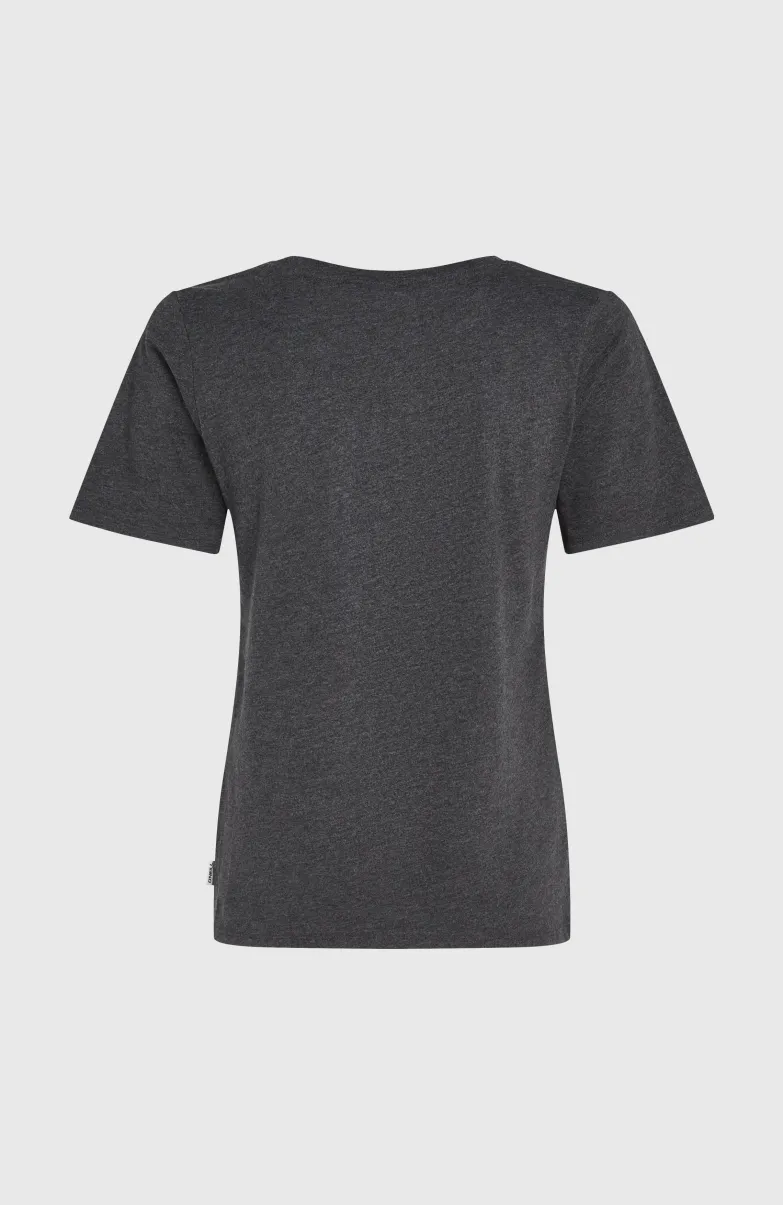 Essentials T-shirt Met V-hals | Black Out
