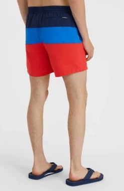 Frame Block Swim Short | Red Multi 2