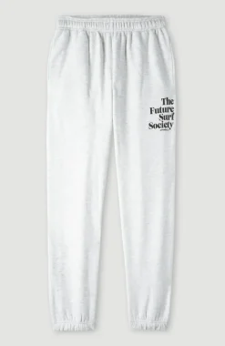 Future Surf High-Waist Joggingbroek | White Melange