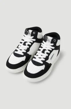 GALVESTON MID Sneakers | BLACK/ BRIGHT WHITE