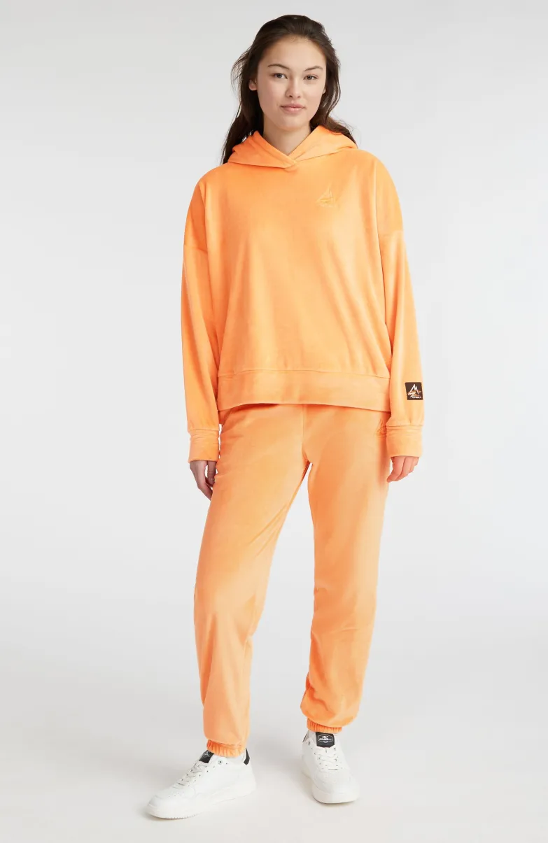 Hoodie Velour Fleece | Giorgia Peach