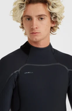 Hyperfreak Fire 4/3+mm Back Zip Full Wetsuit | BLACK/BLACK