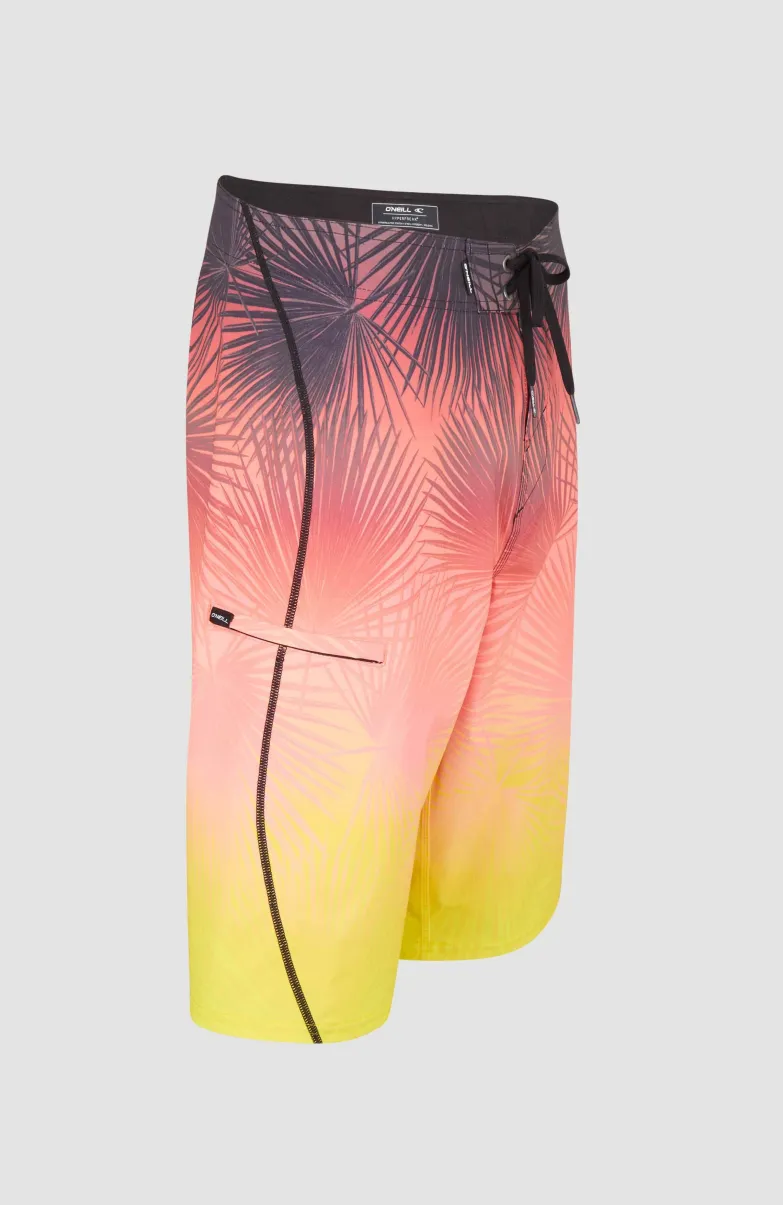 Hyperfreak Heat S-Seam Fade 21" Boardshort | Coral S-Seam Heat Fade