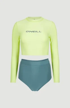 Hyperfreak Longsleeve Badpakset | Sunny Lime Colour Block