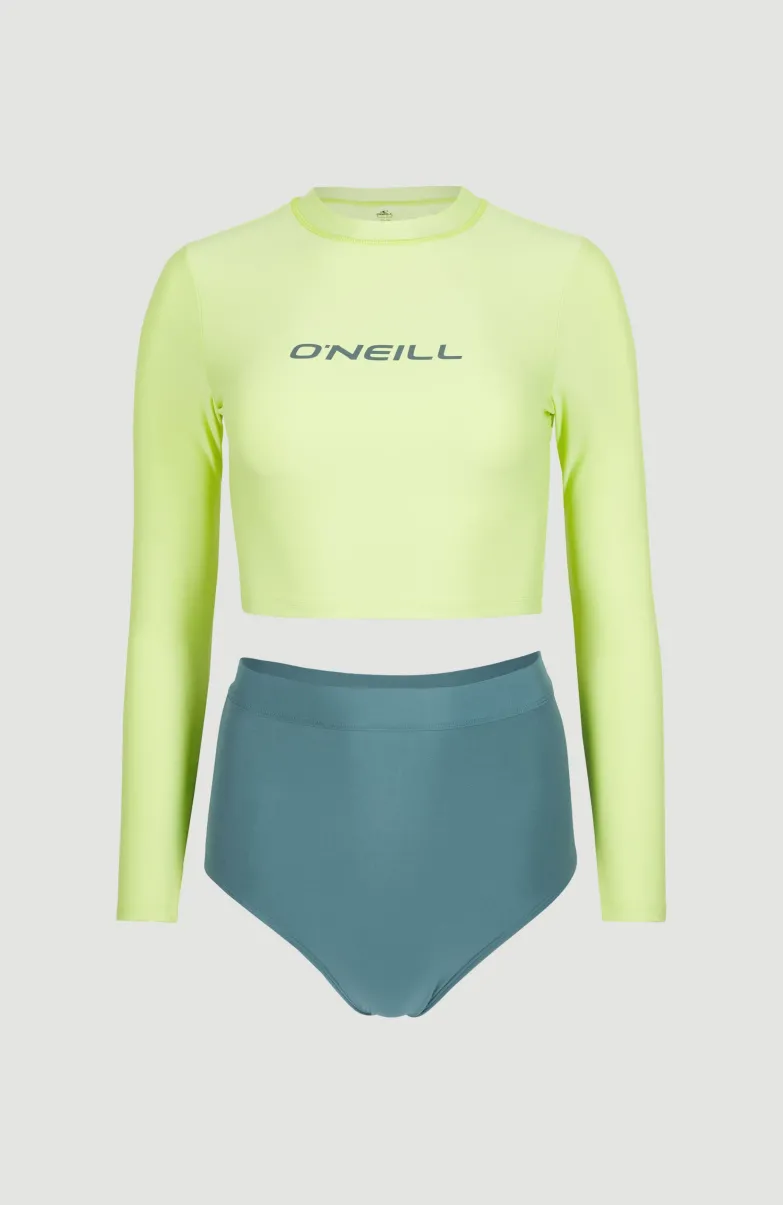 Hyperfreak Longsleeve Badpakset | Sunny Lime Colour Block