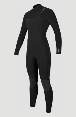 Hyperfreak 5/4mm Chest Zip Full Wetsuit | BLACK/BLACK