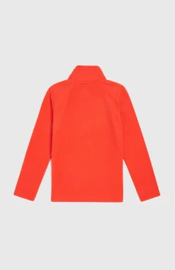 Jack's Polartec® 100 Fleecetrui Met Halve Rits | Paprika Flame