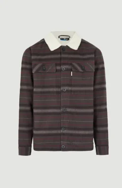 Jas Fleece-Lined | Grey Crossover Stripe