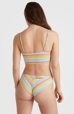 Midles - Maoi Bralette Bikiniset | Bright Multi Coloured Stripe