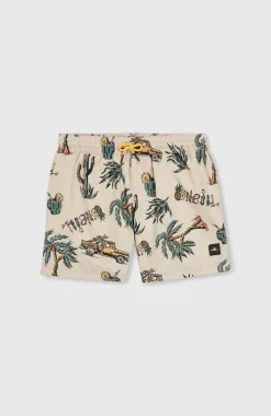Mix And Match Cali Print 13'' Zwembroek | Beige Venice Beach