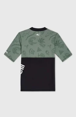 Mix And Match Crazy Shirt Met Korte Mouwen | Green Vintage Surfer