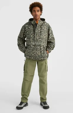 Modular Anorak Jas | Green Minimal Camo