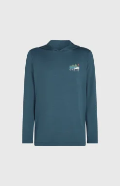 O'Neill TRVLR Series UPF Shirt Met Lange Mouwen En Capuchon | Midnight Navy