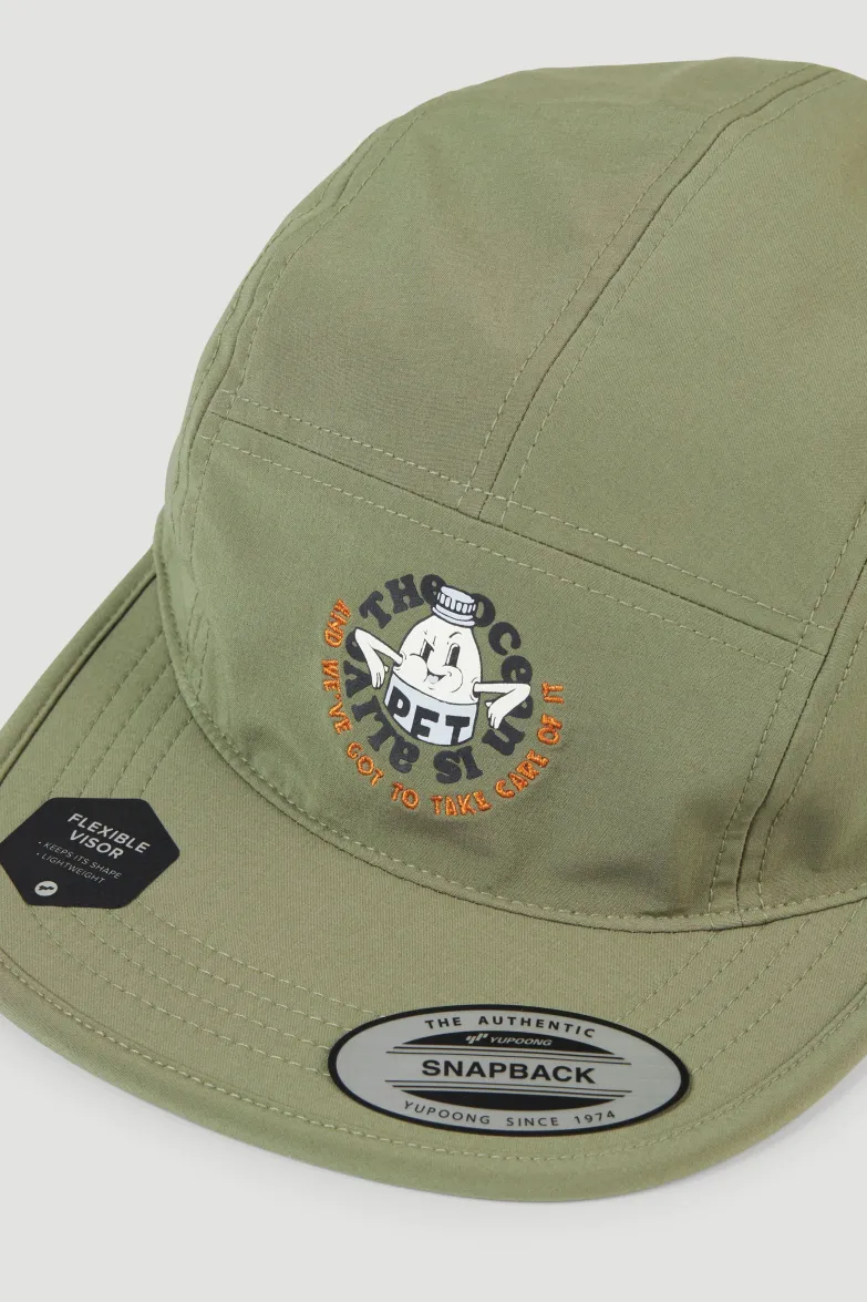 Reversible Cap | Deep Lichen Green Colour Block