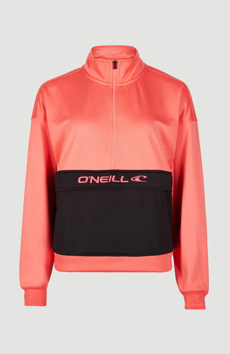 Rutile Half Zip Fleece | Georgia Peach