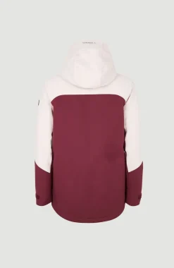 Ski Jas Utility | Windsor Wine Colour Block