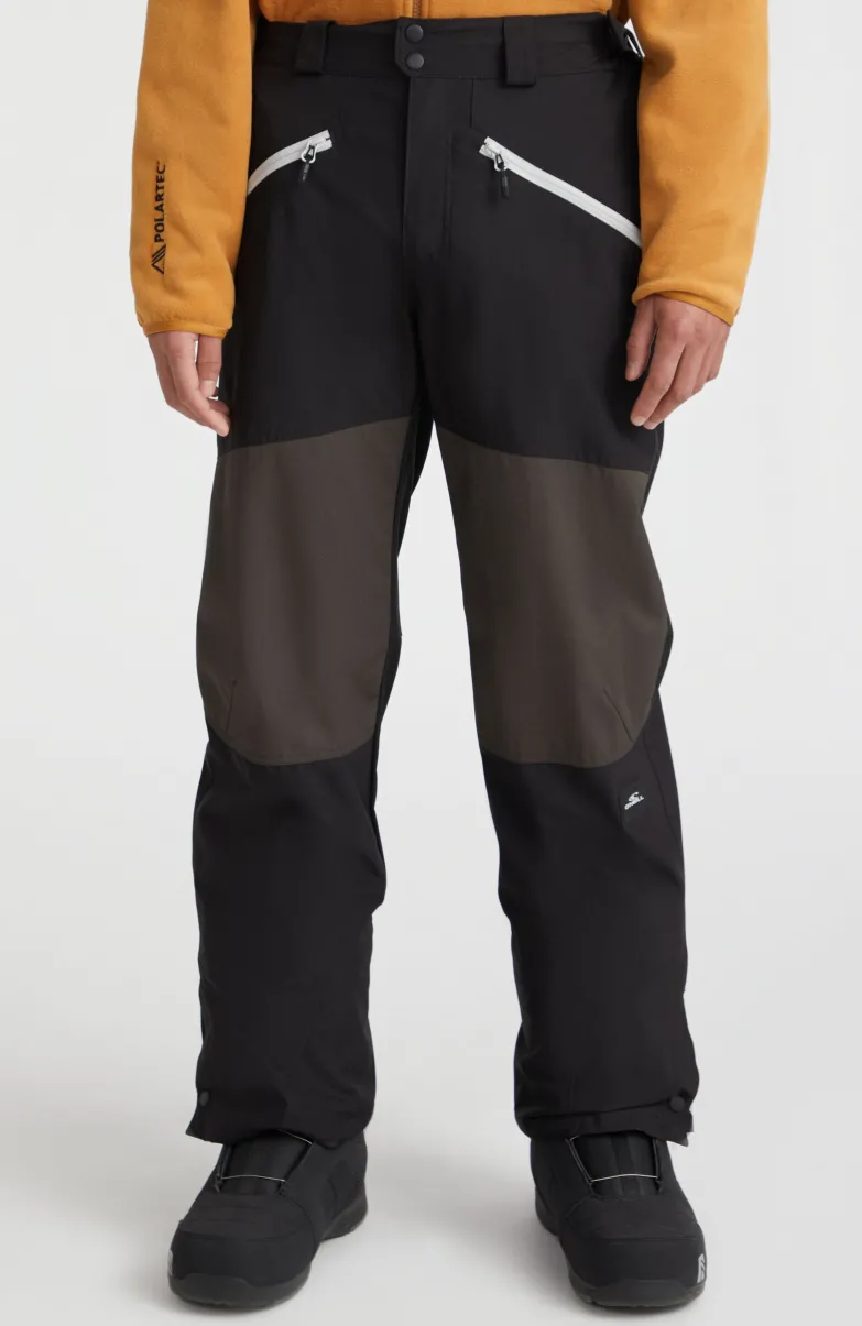 Skibroek Jacksaw | Black Out Colour Block