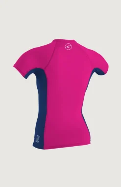 Skins Short Sleeve Crew | Dark Pink