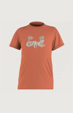 Skins Short Sleeve Rash Tee | Orange