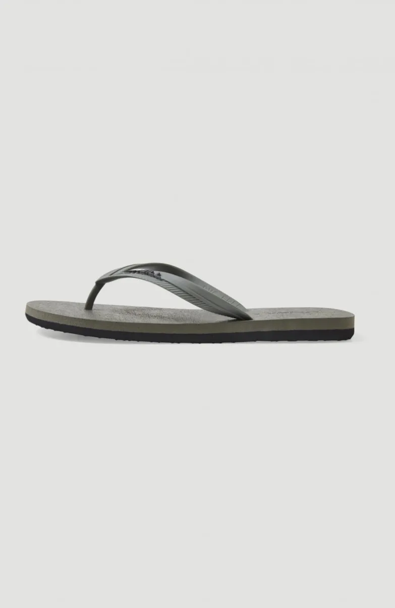 Slippers Profile Small Logo | Military Green