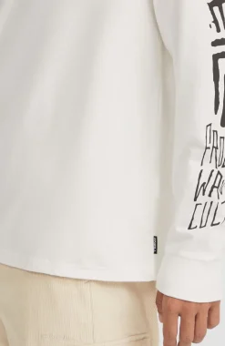 Surf Heroes Shirt Met Lange Mouwen | Snow White