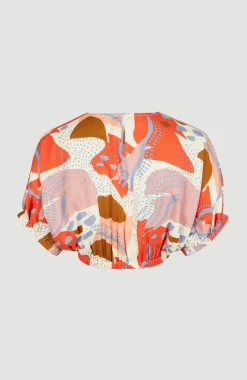 Top Tidda Woven | Patchwork Print