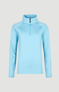 Trui Clime Fleece Met Halve Rits | Blue Wave