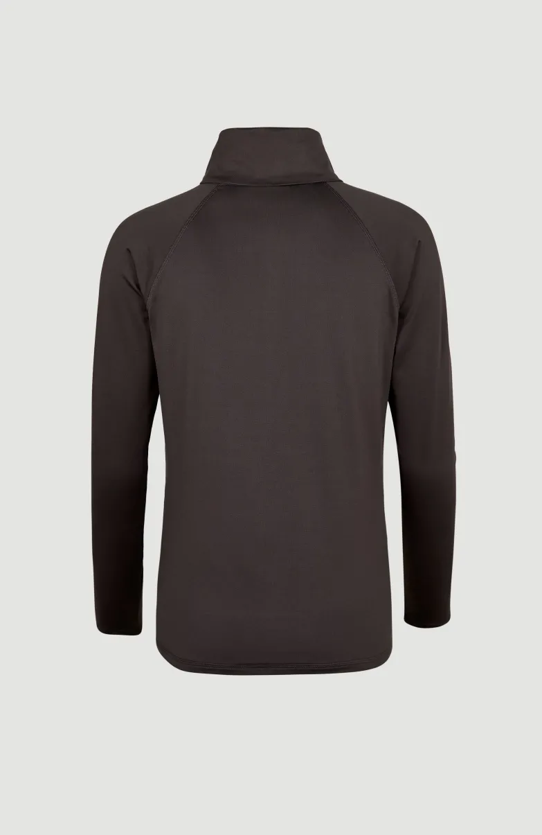 Trui Clime Fleece Met Halve Rits | Raven
