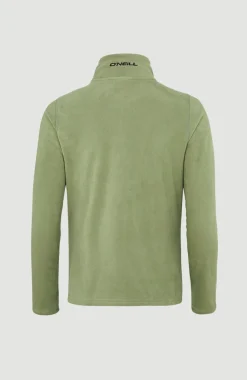 Trui Jack's Fleece Met Halve Rits | Deep Lichen Green