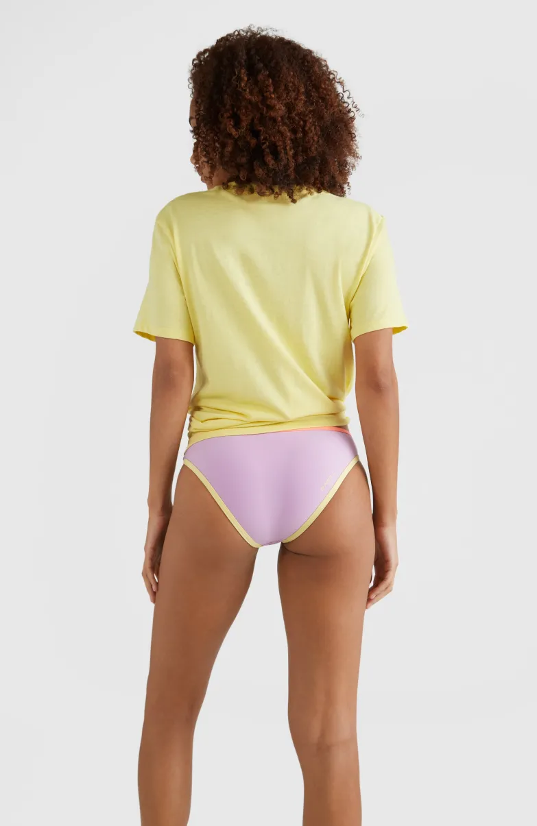 T-shirt Essentials Met V-hals | Sunshine