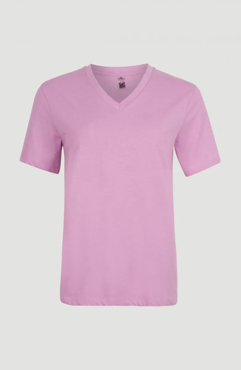T-shirt Essentials Met V-hals | Violet Tulle