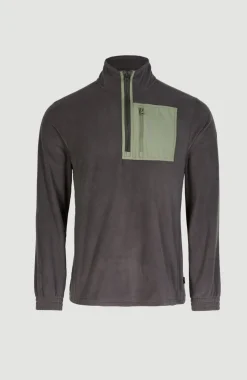 Utility Half Zip Fleece | Raven