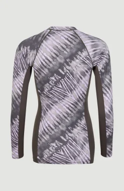 Women Of The Wave Longsleeve UPF 50+ Sun Shirt Skin | Grey Tie Dye