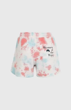 Women Of The Wave Sweatshort | Pink Ice Cube Tie Dye
