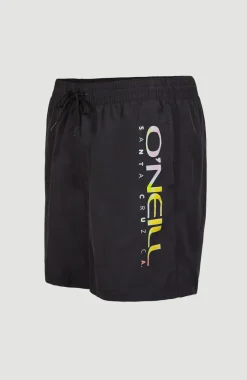 Zwemshort Cali Melted Print 16'' | Black Out